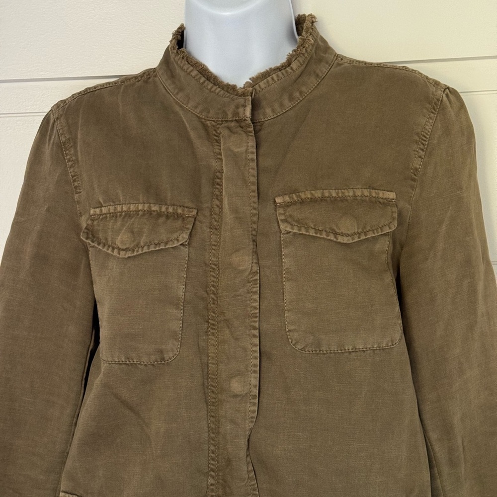 Loft Olive Green Utility Jacket, Women’s S - Picture 2 of 9